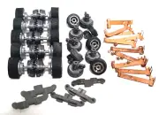 TYCO TCR 5sets shoes,front and rear wheels and slide steering. MUST HAVE!