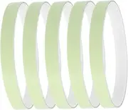 BIUDECO 5 Rolls Of Anti-slip Safety Tape Fluorescent Glow Sticker Stairs Green Luminous Adhesive Floors Safety Reminder Tape For Emergency Exit Public