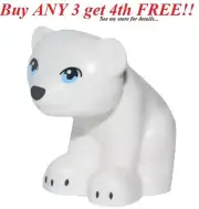 ☀️NEW LEGO Minifigure Mini Figure Minifig Animal Pet White Bear
