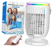 AI Portable Air Conditioners Fan, 120° Oscillating Evaporative Mini Room Air