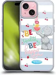 Head Case Designs Officially Licensed Me to You Be Healthy Retro Fun Gel Case [Military Grade Protection] Compatible with Apple iPhone 15 and Compatible with MagSafe