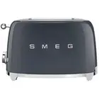 Smeg 50s Retro Style 2 Slice Toaster Slate Grey TSF01GRAU - Kitchen Toasters