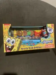 SpongeBob SquarePants Krusty Krab Grill Set Sizzle Sound 32 Pcs New Kids Toy 3Y+