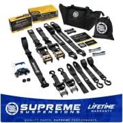 Supreme Ratchet Straps Bundle: 2x Tie Downs / 2x Load Straps / 1x Extended Lead