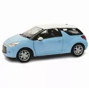 Iconic French CITROËN DS3 Lilac 1:24 Scale Diecast Car Welly Collectible