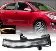 XISII Rear Turn Signal Light,Fit For Kia, Rio 2018-2022 Side Mirror Lights Lamp Car Outside Rearview Wing Door Accessories daytime running lights for cars(Right)