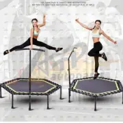 45 Inch Mini Trampoline Fitness Gym Trainer Rebound Jogger Home Cardio Exercise