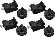 SECFOU Digital Camera Tripod Screw Set 8pcs Hot Shoe Mount Adapter Cold Shoe Flash Stand No Tools Required