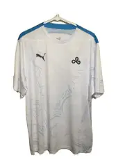 Puma Cloud9 E7 Replica Jersey 763329 02 Mens Size XL White Blue NWT DRYCELL
