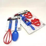 Disney Mickey Mouse Baking Tools Set Zak! BPA Free Whisk Cookie Cutters Roll Pin