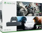 Microsoft Xbox One S 500GB Console - Gears of War & Halo Special Edition Bundle(Discontinued)