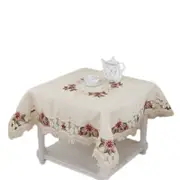 Floral Printed Resistant Tablecloth For Restaurant-Square