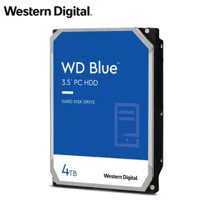 威騰 WD 4T 4TB 藍標 硬碟 3.5吋 三年保 WD40EZAZ 3.5吋SATA硬碟 無盒