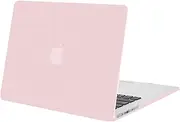 MOSISO Compatible with MacBook Air 13 inch Case (Models: A1466 & A1369, Older Version 2010-2017 Release), Protective Plastic Hard Shell Case Cover, Rose Quartz