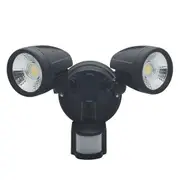 Outdoor Security Twin Spot Flood Light with Motion Sensor 26W Led