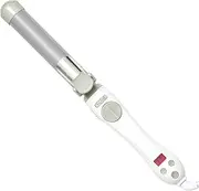 Beachwaver S1.25 Rotating Curling Iron White | Automatic Curling Wand for All Hair Types | Dual Voltage, Ceramic Barrel, Adjustable Speed, 1.25-Inch Barrel for Loose Curls & Waves