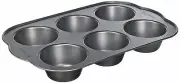 6 Cups Non Stick Aluminum Muffin Pan For Large Muffins
