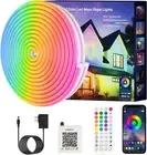 20FT RGB Neon LED Strip Lights – App Control, Music Sync, IP67 Waterproof
