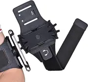 Armband for Phone for Running - Adjustable Forearm Phone Holder 360 Degree Rotating | Detachable Sports Armband, Phone Carrier for Running Walking Hiking Cycling