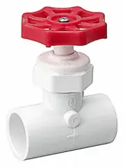 12 Pack PVC Solvent-Weld Stop Valve, 0.75-In. 105-404