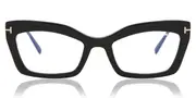 Tom Ford FT5766-B Blue-Light Block 001 Men's Glasses Black Size 54 - Private Health Rebate - Blue Light Block Available