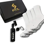 4 Pack Grip Socks Gift Box FREE Boot Brush