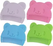FRCOLOR Infant Scalp Care Kit 4pcs Baby Brush Set Cradle Cap Brush Silicone Scalp Scrubber Bath Silicone Scrubber