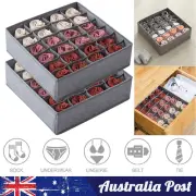 Multi-grid Socks Storage Box Underwear Drawer Wardrobe Lingerie Organizer Case