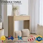 Console Table Wood Sofa Table Hall Side Entry with Drawer Natural Furniture NEW