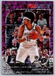 2019-20 NBA Hoops Premium Stock JARRETT ALLEN PURPLE DISCO Card #96