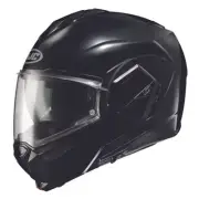 Black HJC i100 Solid Modular Street Helmet - Md