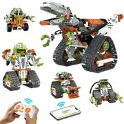 5 in 1 STEM Robot Toys Building Kits App & Remote Control Engineering Learning Educational Toys DIY Projects for Kids Ages 8-12 (539 Blocks)