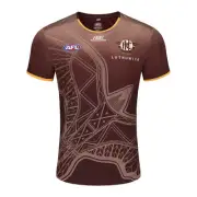 Hawthorn Hawks 2025 AFL Kids Run Out Tee by Sporting House