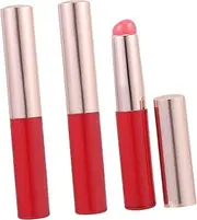 WOFASHPURET 3Pcs Portable Lip Brush Applicator with Cover Lip Gloss Makeup Brushes for Precise Application and Blending for Travel and Everyday Use