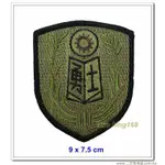 二王軍警防身百貨用品★☆ 陸軍專科學校臂章(左到右))(勇士部隊)(盾形)(低視度) #陸軍士校 【15-11-1】