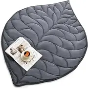 Kaisa Weighted Lap Blanket 7 lbs 41" x 53", Cozy Luxury Crystal Velvet Small Weighted Blanket for Adults, Portable Travel Weighted Blanket for Relaxation, All-Season Blanket, Machine Washable, Gray