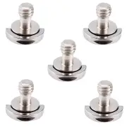 5PCS 1/4" D-Ring Camera Tripod Quick Release Plate Camera Screws Wholesale