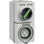 Clipsal Easy56 Round 4 Pin 20A Switched Socket | EY56C420