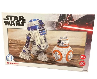Starwars R2-D2 & BB-8 3D Puzzles 391 Pcs 10+ Kids Gift Model Kit StarWars Puzzle