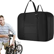 Wrohto Vriusi Waterproof Bag, Adjustable Transport Storage Bag, Portable Folding Bag, Two-way Slider Carrying Case 16.54x6.69 inches For Folding Panniers and Rack Trunks Black