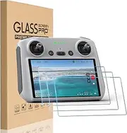 [3 Pack] Screen Protector for DJI Mini 4 Pro/Mini 3 Pro/RC 2 - 9H Tempered Glass Protective Film for Remote Controller HD Films