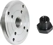 Wood Lathe faceplate,Lathe Chuck, Wood Lathe Chuck Face Plate 1Inch X 8TPI / M18 X 2.5 / M33 X 3.5 Thread Flange Plate Milling Chuck for Wood Turning Tools(100mm M18x2.5)