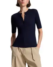 A.L.C. Fisher Wool Top