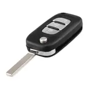 CherrysC 3 button flip key cover uncut blade for Renault