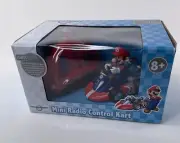 Mario Kart Mini Radio Control Kart Wii Nintendo Remote Control Car NIB Mariokart