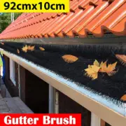 Gutter Guard Brush Roof Leaf Heavy Duty Twig Filter Home Garden DIY 92X10cm 24x