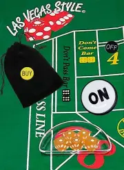 Four Queens Las Vegas Casino Dice Yellow Frosted 11pc Craps Set Acrylic Boat