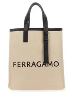 [Ferragamo] Ferragamo-Tote Bag With Logo-Uomo UNI