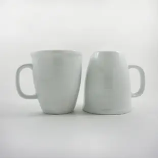 【CK全國瓷器】馬克杯系列-杯口加厚馬克杯 360mL 咖啡杯 陶瓷杯 雪白馬克杯
