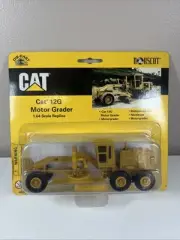 Vintage Norscot CAT 12G Motor Grader 1:64 Diecast - Norscot F15